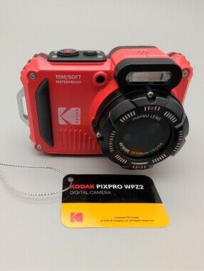Kodak PIXPRO WPZ2 Waterproof Digital Camera 15M/50FT Red